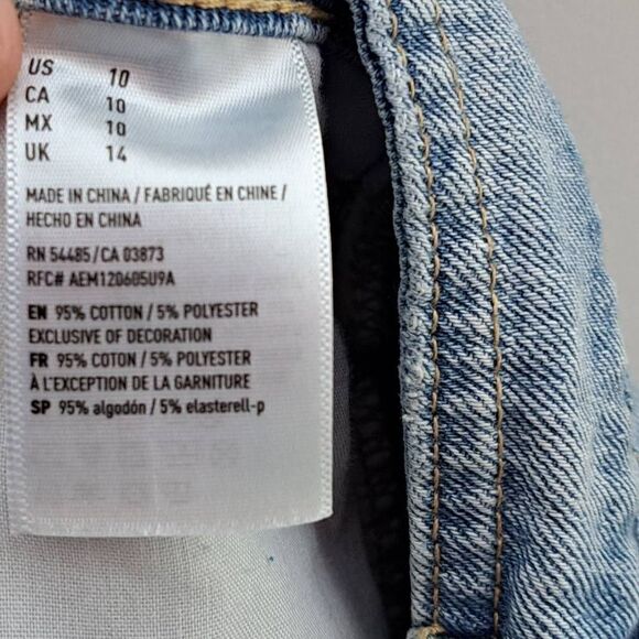 American Eagle Denim Mini Skirt size 10 - Picture 5 of 5